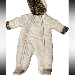 Guess Baby Puffer Snowsuit Onesie